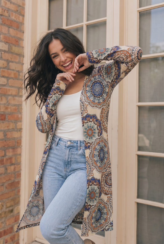 Print Design Cardigan