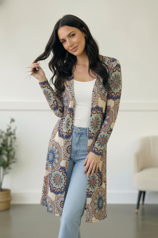 Print Design Cardigan