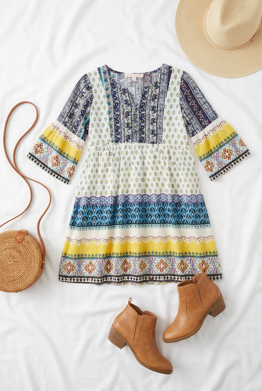 Kids Bohemian Dress