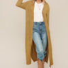 PLUS TWO TONE HACCI OPEN CARDIGAN WITH SIDE SLITS