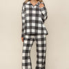 PLUS BUFFALO PLAID SOFT HACCI KNIT OVERSIZED SETS