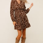 PLUS SMOCKED WAIST TIERED MIDI FLORAL WOVEN DRESS