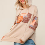 PULLOVER SWEATER W/HOODIE AND KANGAROO POCKET