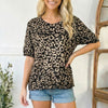 Black Animal Blouse