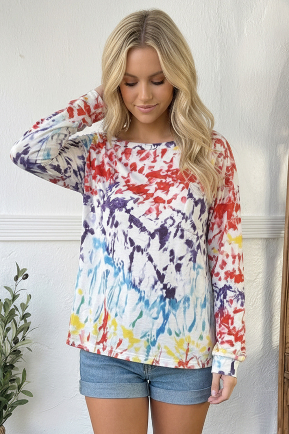 Tie Dye Blouse