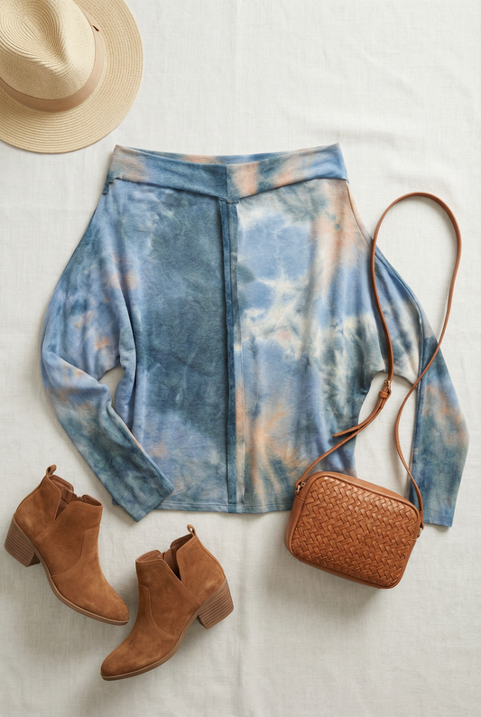 Tie Dye French Terry Sweater