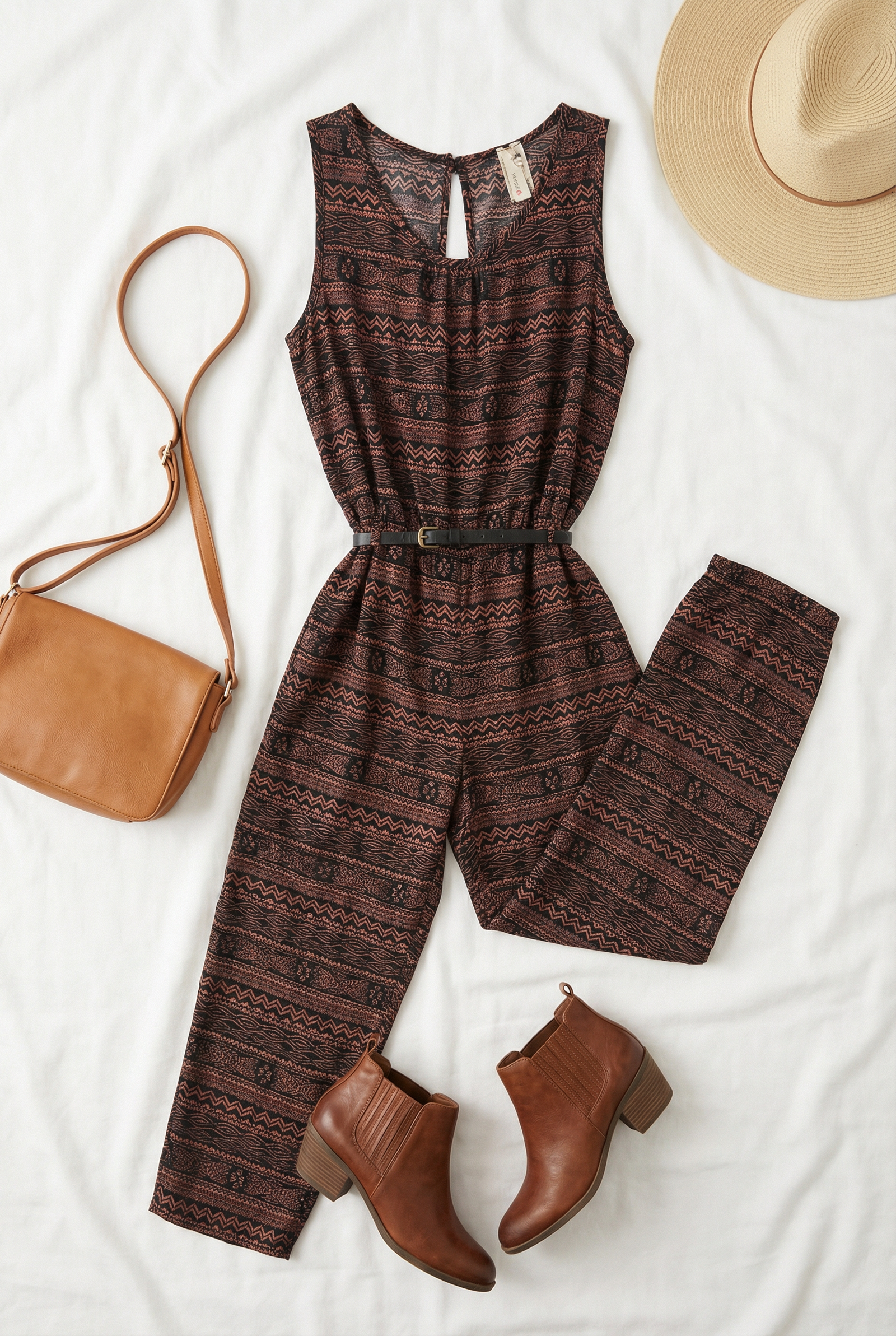 Woven Tribal Jumpsuit