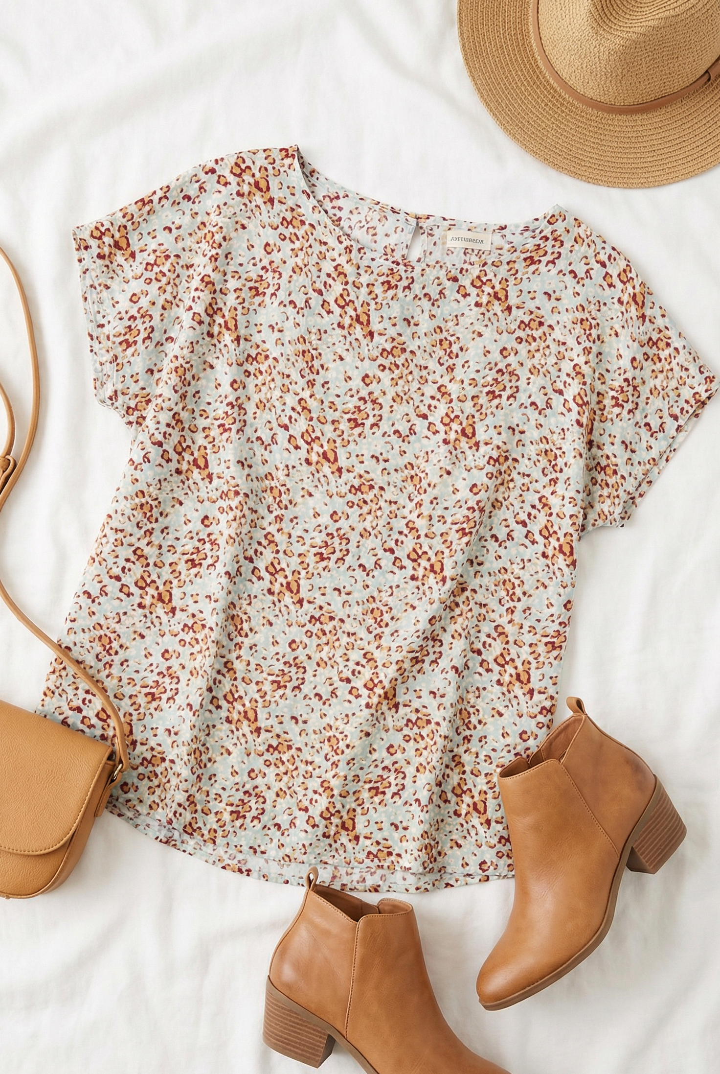 Animal Design Print Top