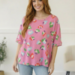 Animal Print Design Top