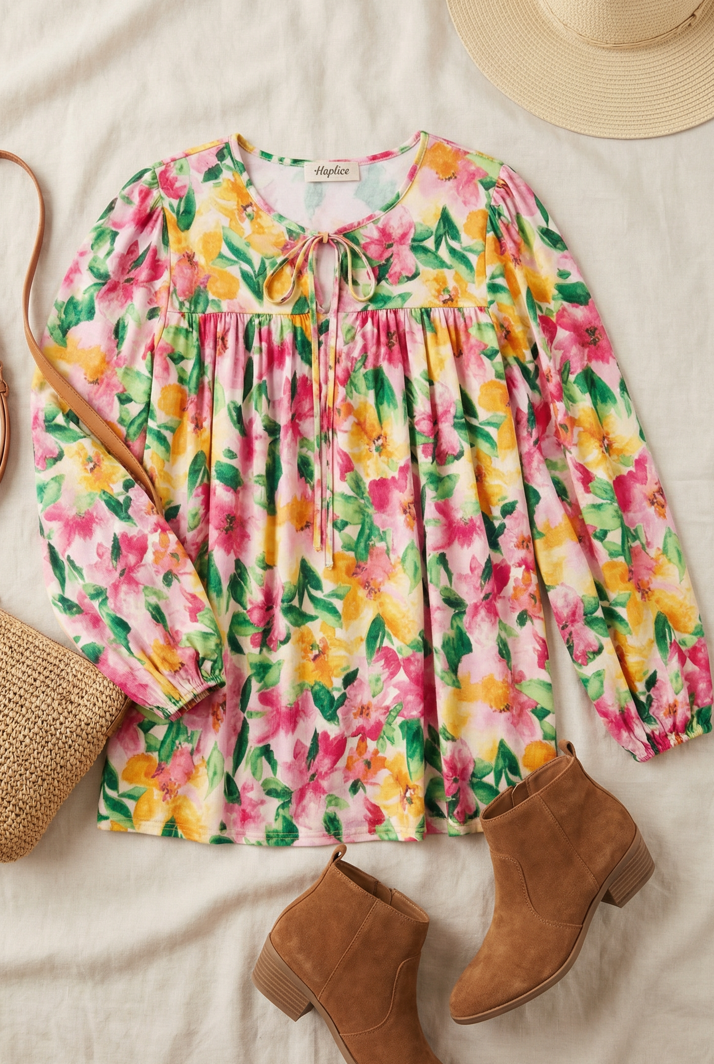 Floral Multi L/S Top