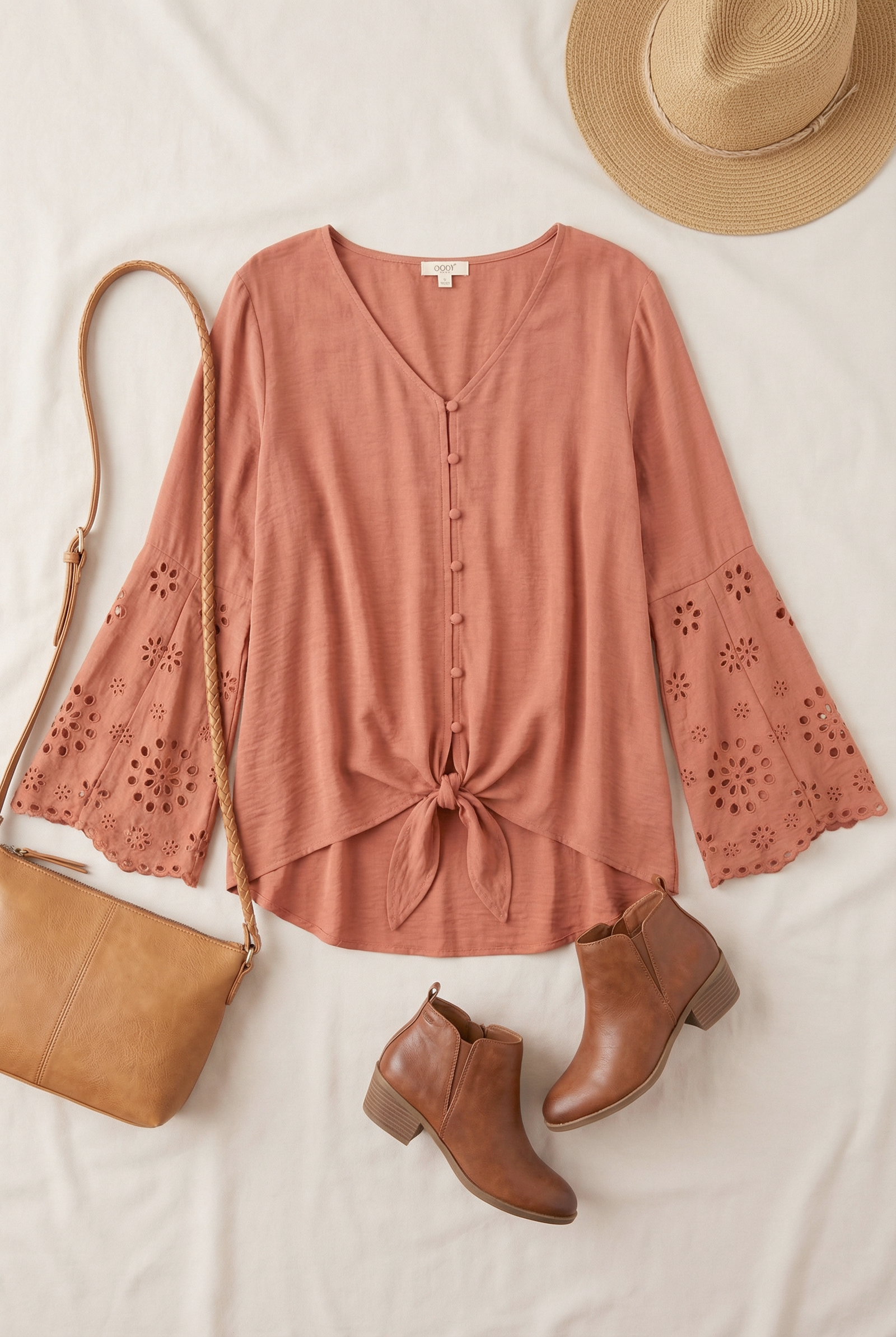 Blush Woven Blouse
