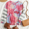 Tie Dye Stripe Top
