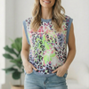 Animal Neon Banded Top