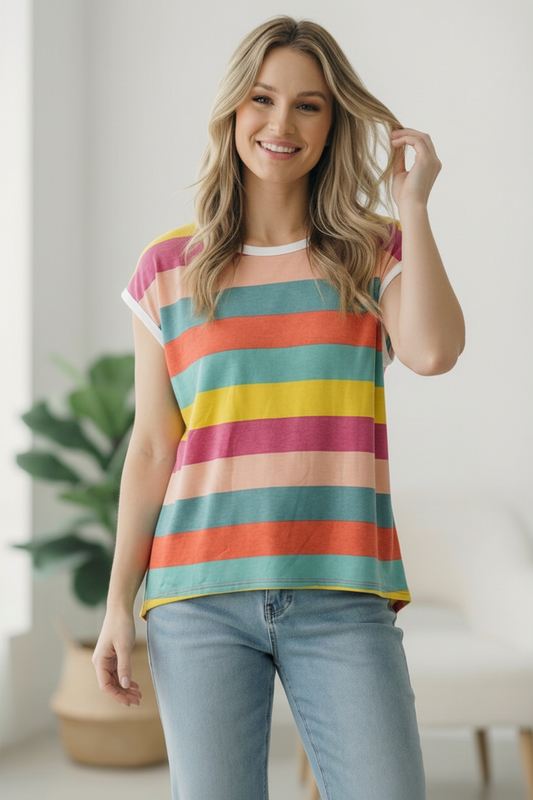 Multi Stripe Top