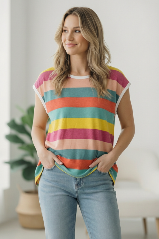 Multi Stripe Top