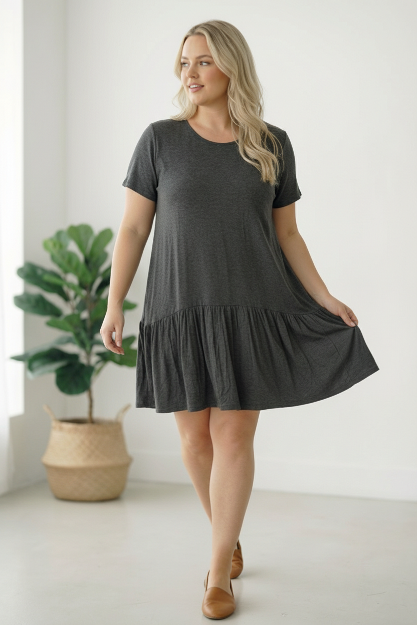 Plus Charcoal Dress (ALL XL)