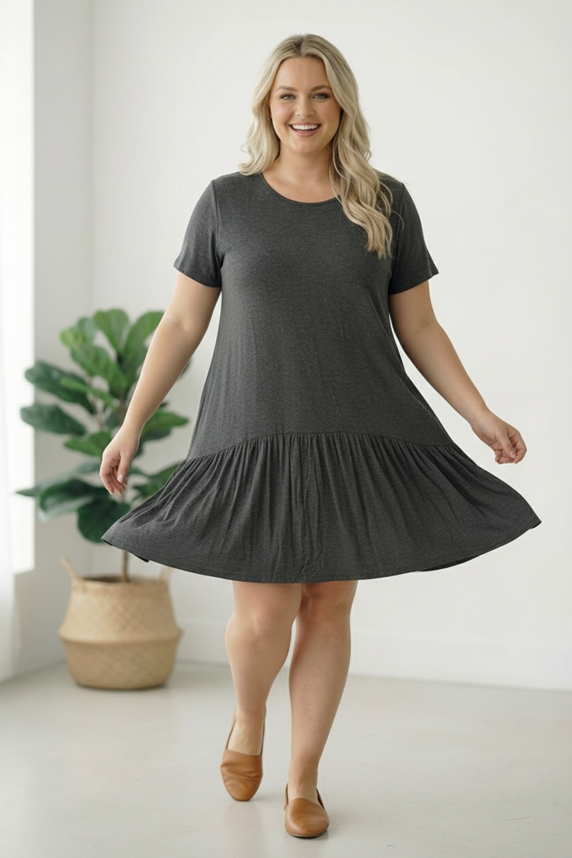 Plus Charcoal Dress (ALL XL)