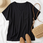 Black Woven Blouse