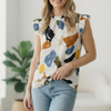 Ivory Print Design Top