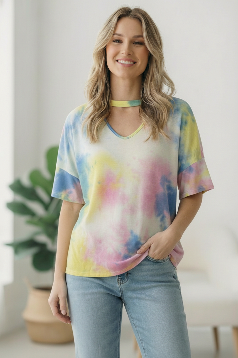 Tie Dye Blouse
