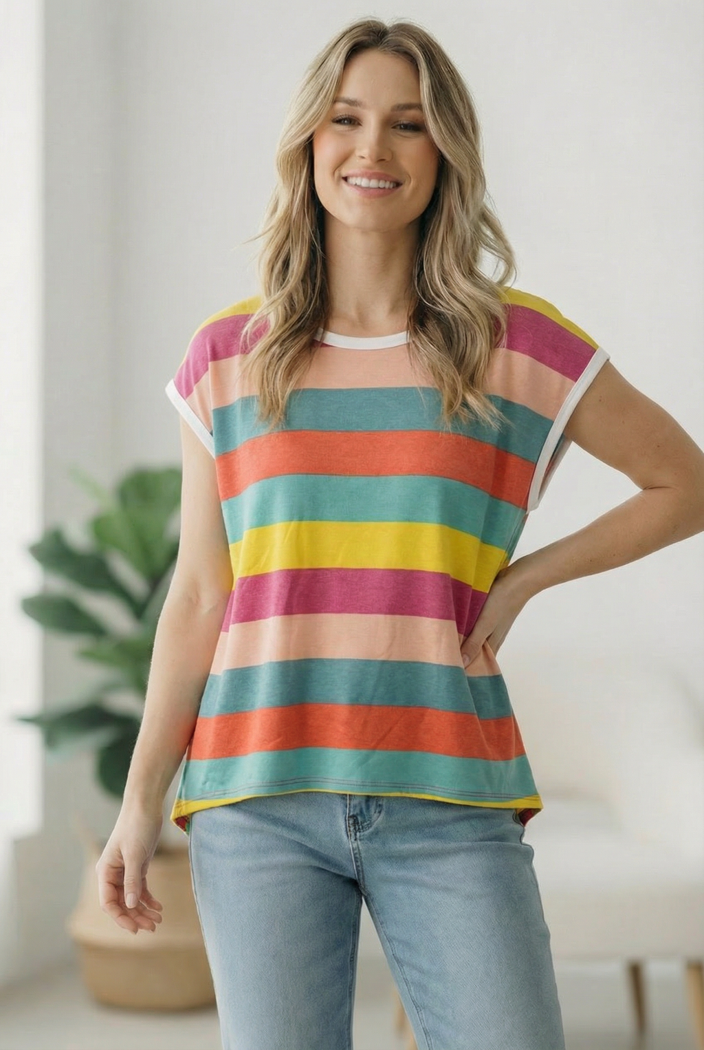Multi Stripe Top