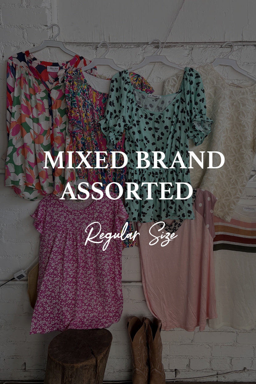 6 Piece REGULAR "Mixed Brands" Spring Assorted Clothing